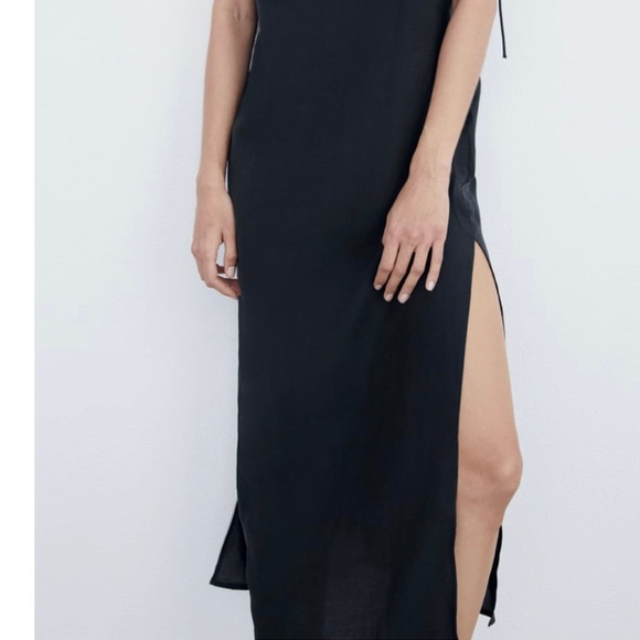 BNWT Zara MIDI Slip Dress (Size Small/Medium) - Picture 2 of 9